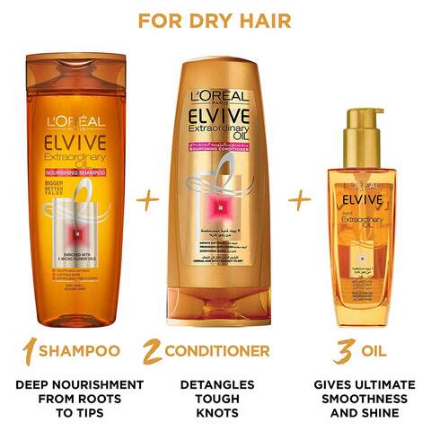 L&#39;oreal Paris Elvive Extraordinary Oil Shampoo for Very Dry Hair - 400 Ml