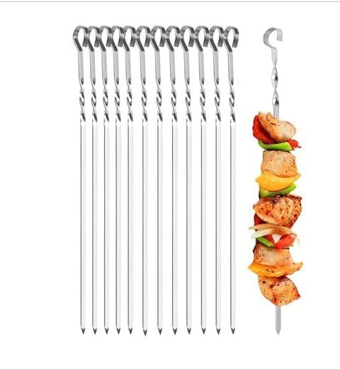 Bbq skewers 2025 stainless steel