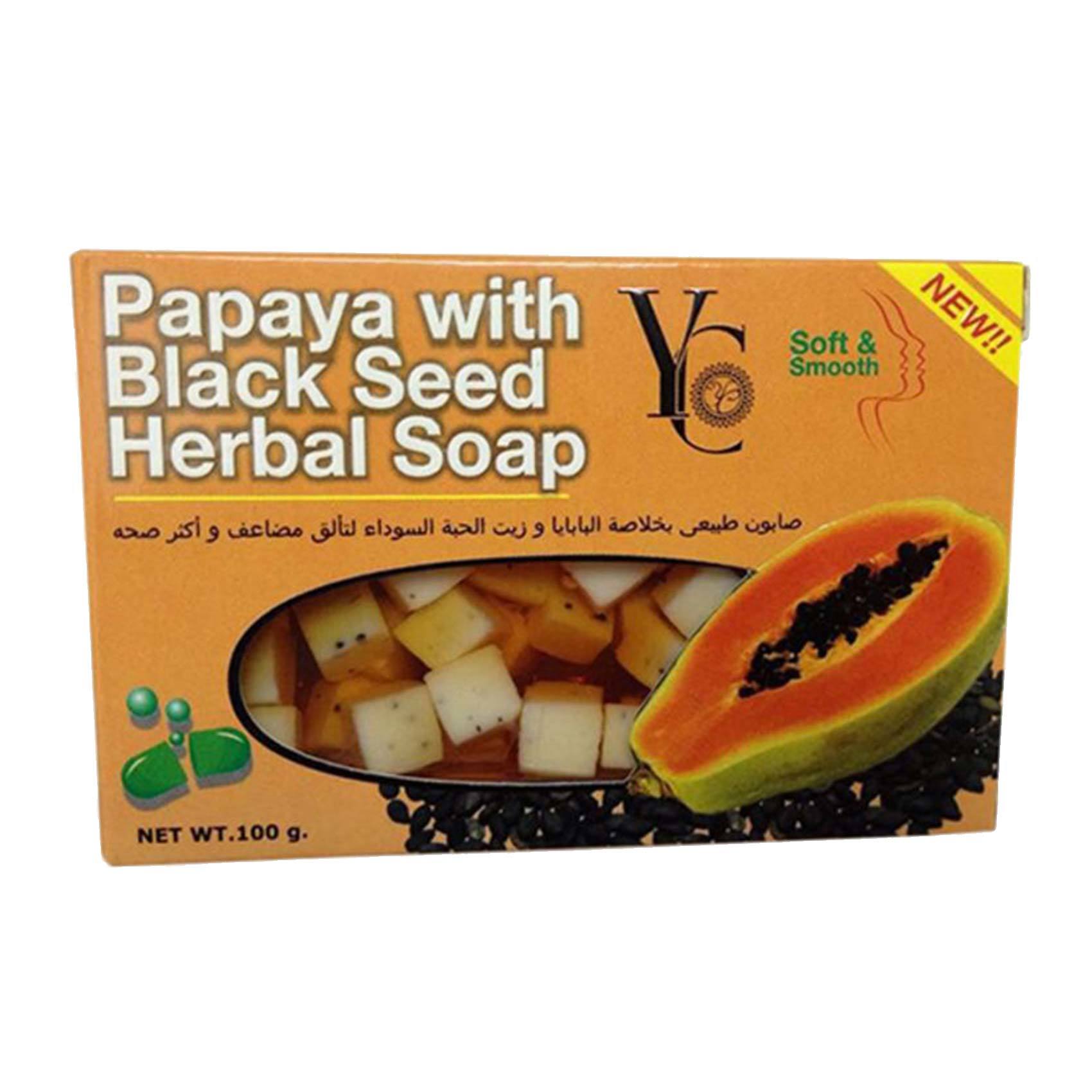 Buy Yc soap papaya black seed 100 g Online Shop Beauty & Personal