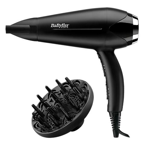 BaByliss Hair Dryer With Concentrator Nozzle 2200W D572SDE Black