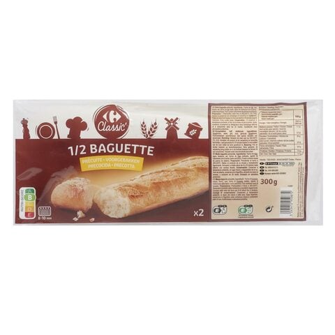 Carrefour Classic Half Baguette Bread 300g