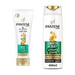 Buy Pantene Pro V Smooth and Silky Shampoo - 400 ml + Oil Replacement - 275 ml in Egypt