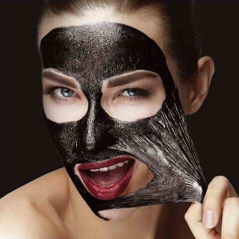 Montagne Jeunesse 7th Heaven Charcoal Clay Peel Off Mask Black 100ml