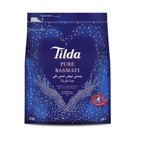 Buy Tilda Pure Original Basmati Rice 5kg in UAE
