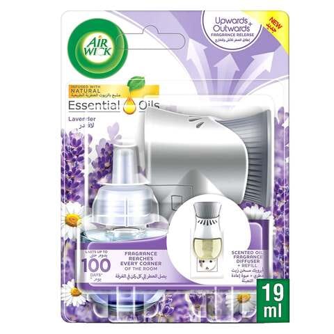 Air Wick Essential Oil Plug-In Air Freshener Lavender Clear 19ml