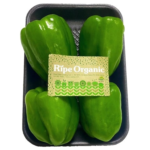 Ripe Organic Capsicum Green 500g