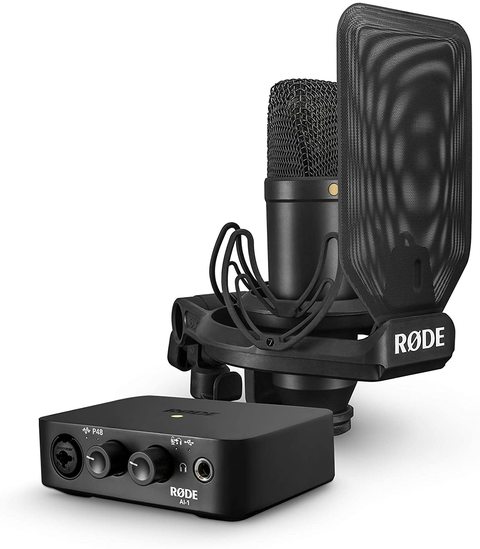 Buy Rode Nt1 Condenser Microphone Ai 1 One Channel Usb Audio Interface Pack Online Shop On Carrefour Uae