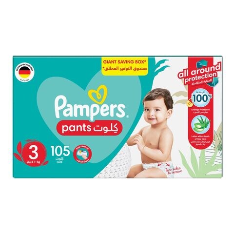 Pampers baby dry pants size sale 3