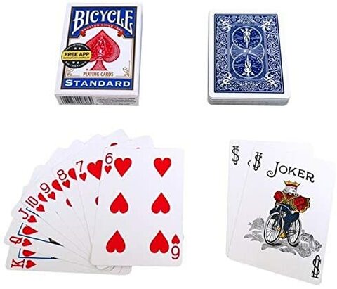 Us Playing Cards Bicycle Poker Cards, Playing Cards Blue