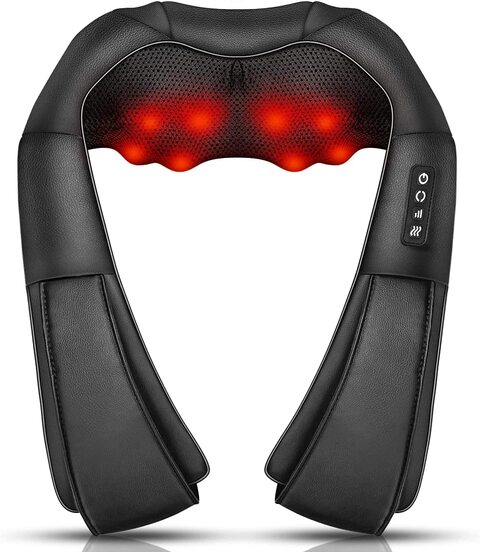 Asinhe Wearable Neck Shoulder Massager, Deep Tissue Shiatsu Back Massagers  with Heat for Pain Relief…See more Asinhe Wearable Neck Shoulder Massager