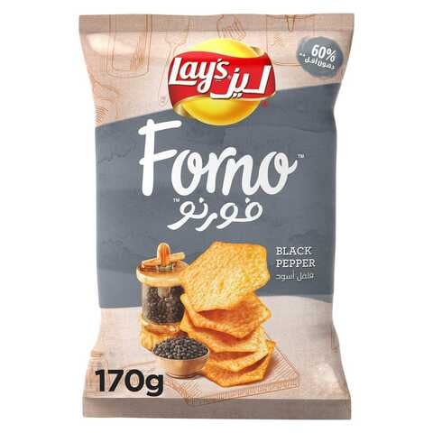 Lay&#39;s Forno Black Pepper Potato Chips 170g