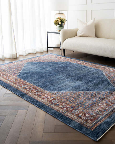 Carpet Amira Sky 240 x 170 cm. Knot Home Decor Living Room Office Soft &amp; Non-slip Rug