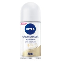 NIVEA Antiperspirant Roll-on for WoMen Clean Protect Pure Alum 50ml