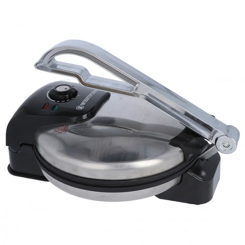 Westpoint Deluxe Roti Maker WF-6516 Silver &amp; Black