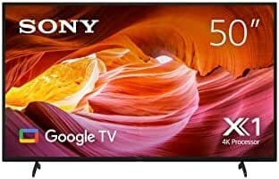 Sony Bravia 50 Inch TV 4K, UHD High Dynamic Range Smart Google TV - KD-50X75K (2022 Model)