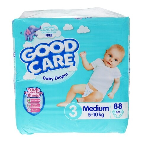 Buy Good Care Baby Diaper (M) 88 pcs Online