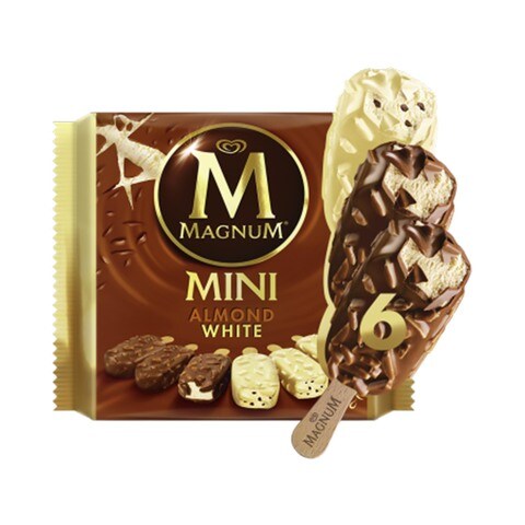 Magnum Mini Ice Cream Almond White 345ml