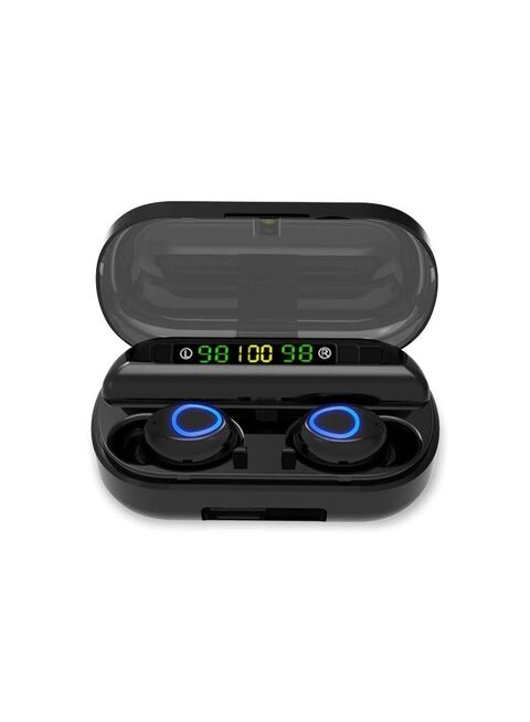 Generic F10 TWS Wireless Stereo Bluetooth Earphone 5.0 Hifi Music Press Earbud Bass Bluetooth Headset