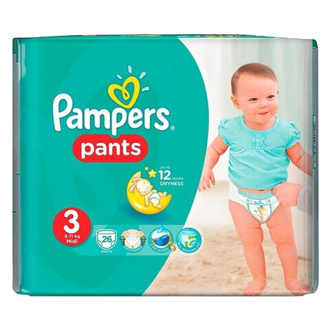 Buy PAMPERS PANT'S 3(6-11KG) 26PCS Online