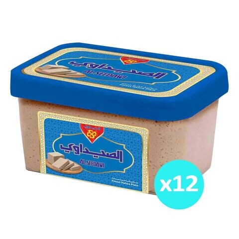 Al Seedawi Finest Plain Halawa 1kg Pack of 12