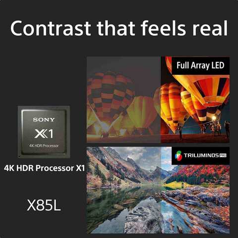 Sony X85L 65 Inch TV -KD-65X85L: 4K UHD Full Array LED Smart Google TV