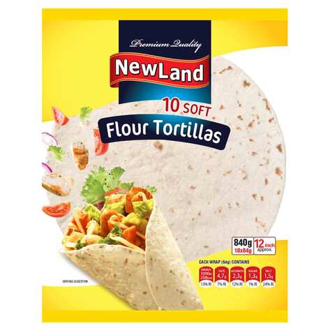 Newland Tortilla Wraps 12 Inch 10 Wraps