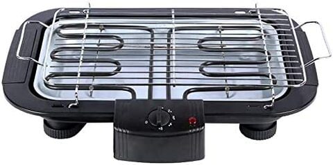 Lcz Portable Electric Smokeless Barbecue 2000W High Power Grill Indoor Bbq Grilling Table With 5 Adjustable Temperature Fit Home Dinner Camping Travel Hiking