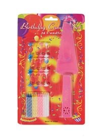 SARVAH 24-Piece Birthday Candle With Knife Set