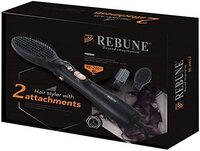 REBUNE RE-2061-2 Electric Comb Brush 1000W Hair Styling Tool with 2 Brushes