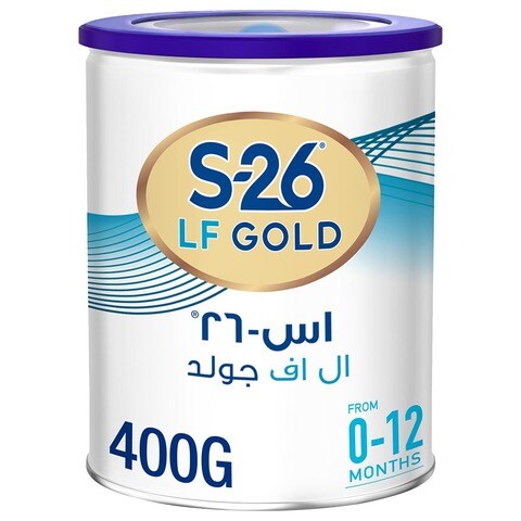 Wyeth Nutrition S-26 Lactose Free Gold Baby Formula 400g