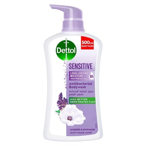 Dettol Sensitive Antibacterial Body Wash 500ml