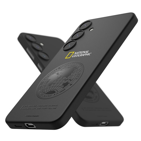 National Geographic Global Seal Ultra Slim Fit Case V2 Jell Hard For Samsung Galaxy S24 Plus - Black