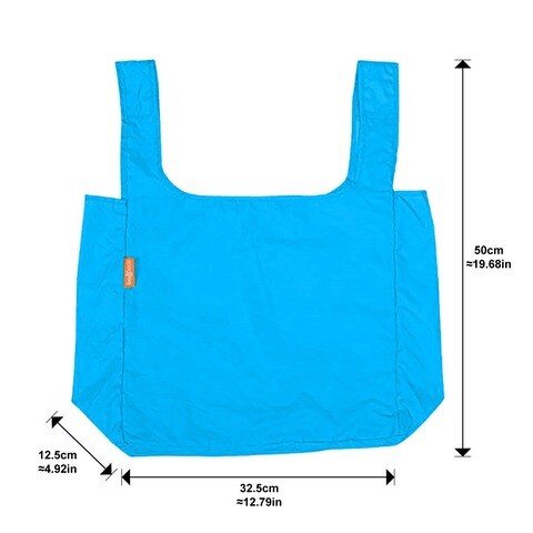 BagPodz - Reusable Bag and Storage System (Contains 5 Bags) - Spring Green - BPZ-5P0-BLUE