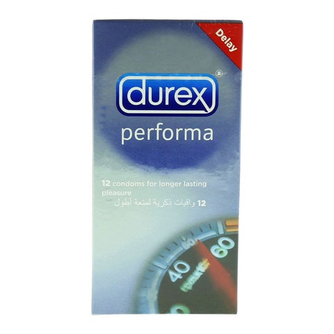 Durex Extended Pleasure Condom Clear 12 count