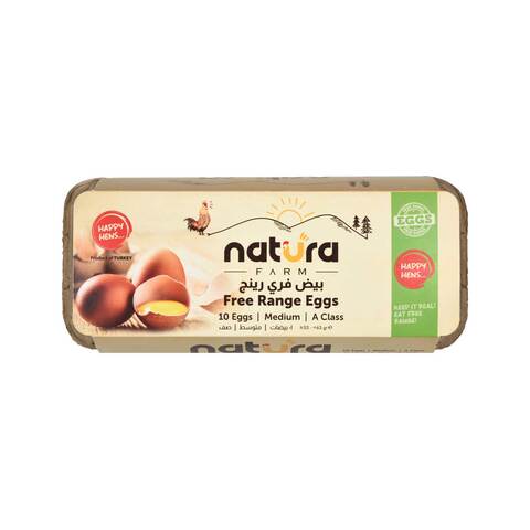 Natura Farm Free Rnge Med Eggs 10's