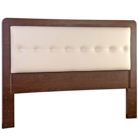 King Koil York 6 Head Board KKNY06TKB6 Teak Beige 180cm