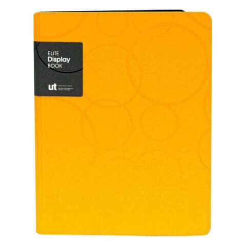 Shutter Luxury Pocket File 30 Pockets A4 Size Yellow