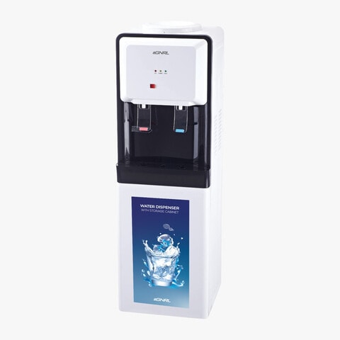 EGNRL Free Standing Water Dispenser, White, R134A, Cabinet Hot And Cool Compressor Cooling EGWD1700, 1 Year Brand Warranty