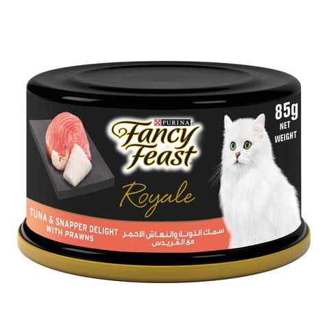 Purina Fancy Feast Royale Tuna And Snapper Delight With Prawn Wet Cat Food 85g