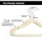 Red Dot Gift 50-Pack Kids Non-Slip Velvet Hangers - ( 35Cm / 14 Inch )Nursery Clothes Hangers, Toddler Hangers, 360 Chrome Swivel Hook (Beige, 50)