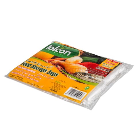 Falcon Oxo-Biodegradable Food Storage Bags Medium Clear 50 count