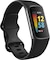 Fitbit Charge 5 Fitness &amp; Health Tracker, Black / Graphite Stainless Steel