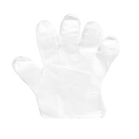 Decdeal - 100Pcs/Bag Disposable Gloves Transparent Food-grade PE Gloves Restaurant BBQ Kitchen Accessories