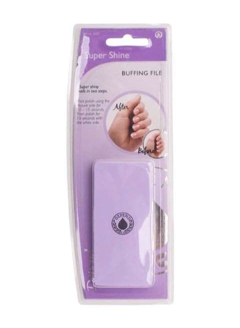 Buy Depend Super Shine Buffing Nail File Purple in Saudi Arabia