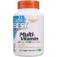 Doctor&#39;s Best Multi-Vitamin, Formulation Fully Optimized For Absorption, Vitamins, Minerals, Antioxidants &amp; Nutrients, Vegan, Gluten Free, 90 Veggie Caps