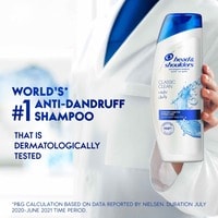 Head &amp; Shoulders Classic Clean Anti Dandruff Shampoo 400ml Pack of 2