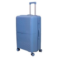 Excalibur Luggage Hard Trolley Blue 24inch
