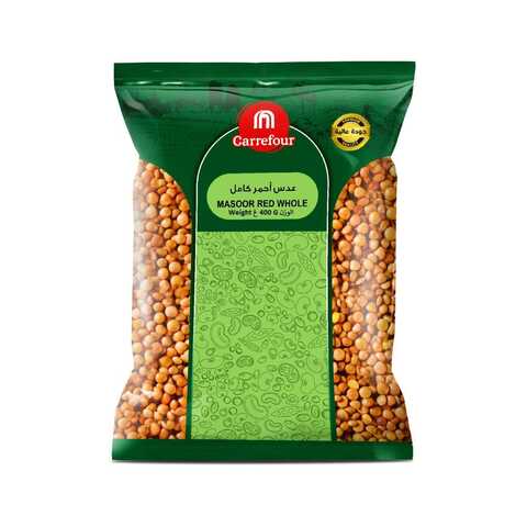 Carrefour Whole Red Masoor 400g