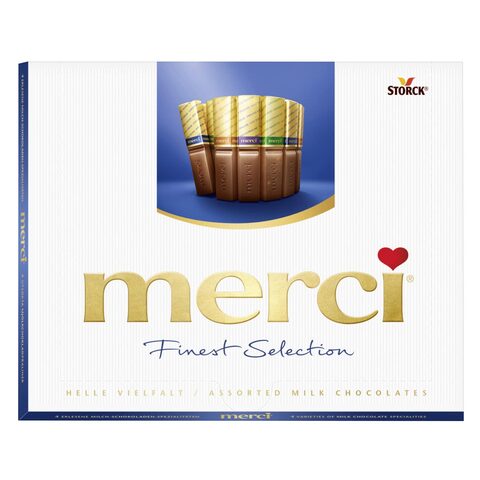 Merci Finest Selection Milk Chocolates, Assorted 250g