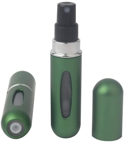 Bestpicks Refillable Perfume Atomizer Bottle For Travel Spray Scent Pump Case 1 Piece Green